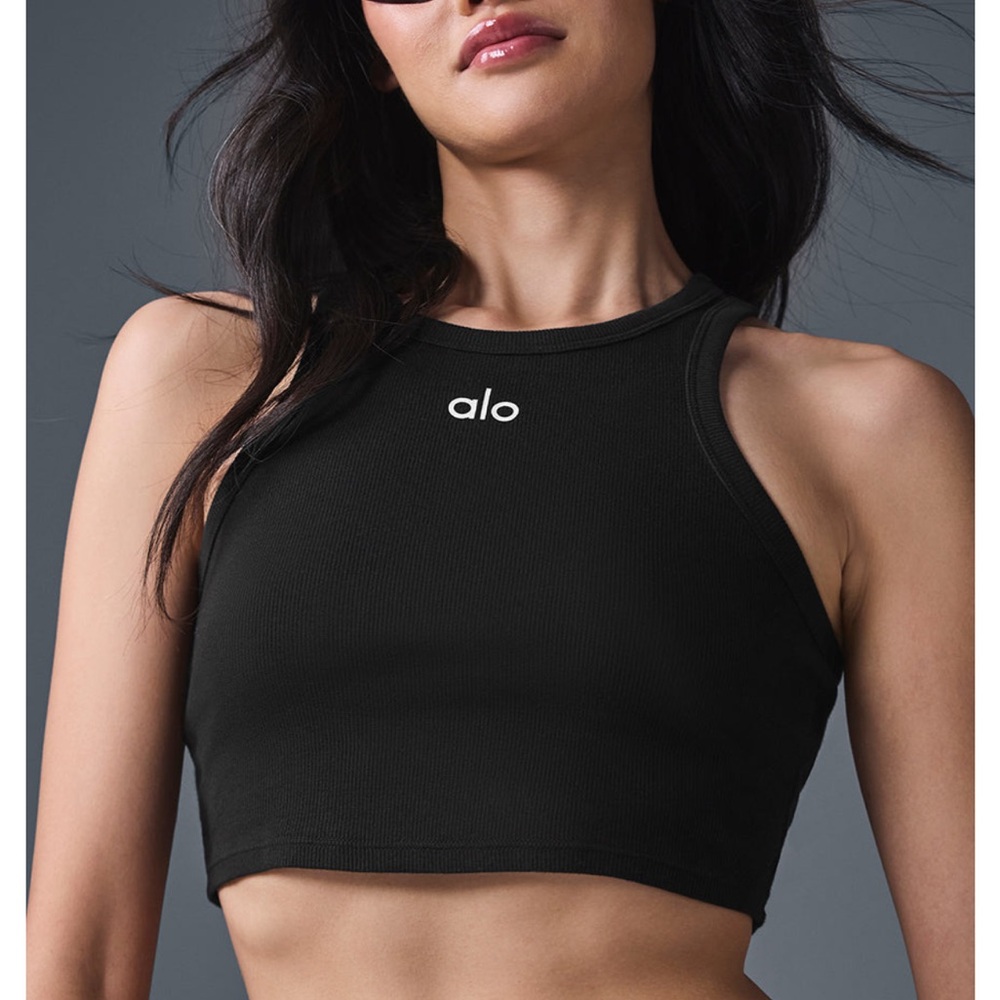 Alo Black Tank Top